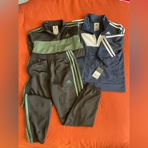 Boys size 7 Adidas warm-up outfit bundle